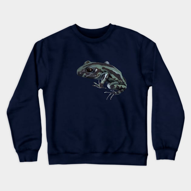 Senegal Running Frog :: Reptiles and Amphibians Crewneck Sweatshirt by Platinumfrog